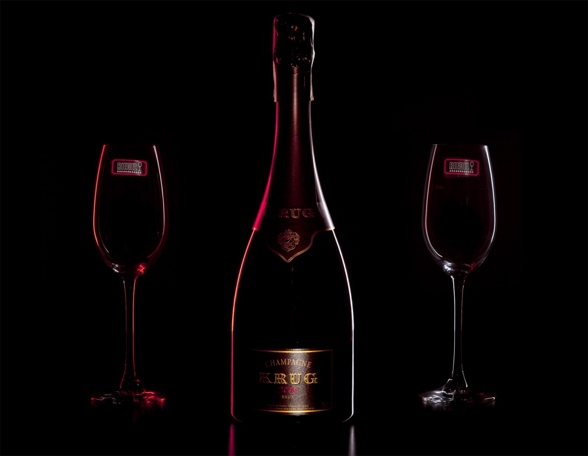 Zestaw prezentowy luksusowy - szampan Krug Vintage 2006