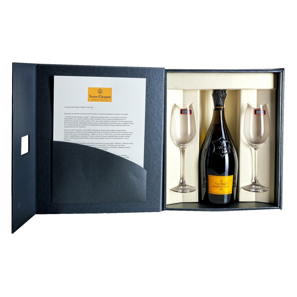 Zestaw prezentowy luksusowy - szampan Veuve Clicquot La Grande Dame 2008