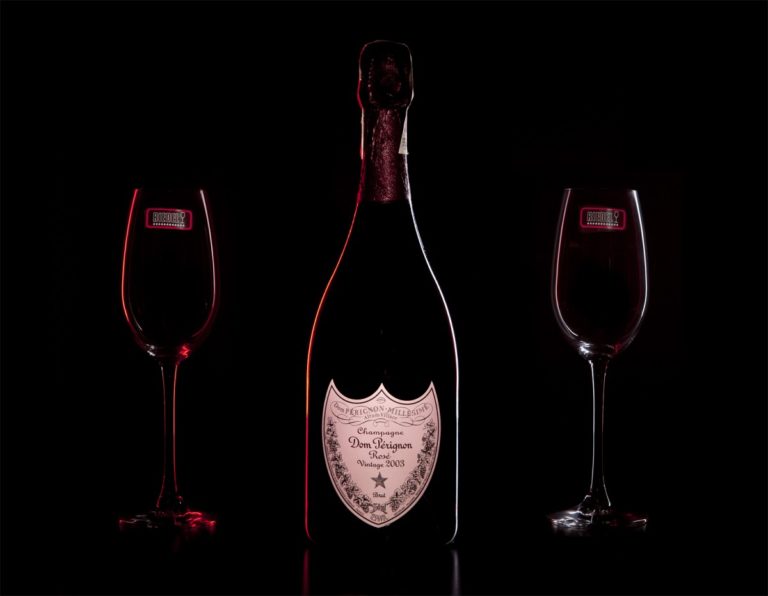 Zestaw prezentowy luksusowy - szampan Dom Perignon Rosé Vintage 2006