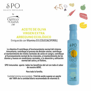 NOWOŚĆ! Oliwa Castillo de Canena Arbequina SPO MY FIRST organiczna 0,25 ltr VIDALIM omega 3 DHA i ekstrakt z rozmarynu